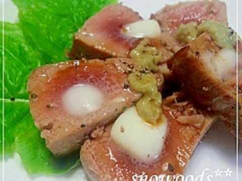 まぐろステーキわさび添え レシピ 作り方 By Snowoods 楽天レシピ まぐろステーキわさび添え レシピ 作り方 By Snowoods 楽天レシピ